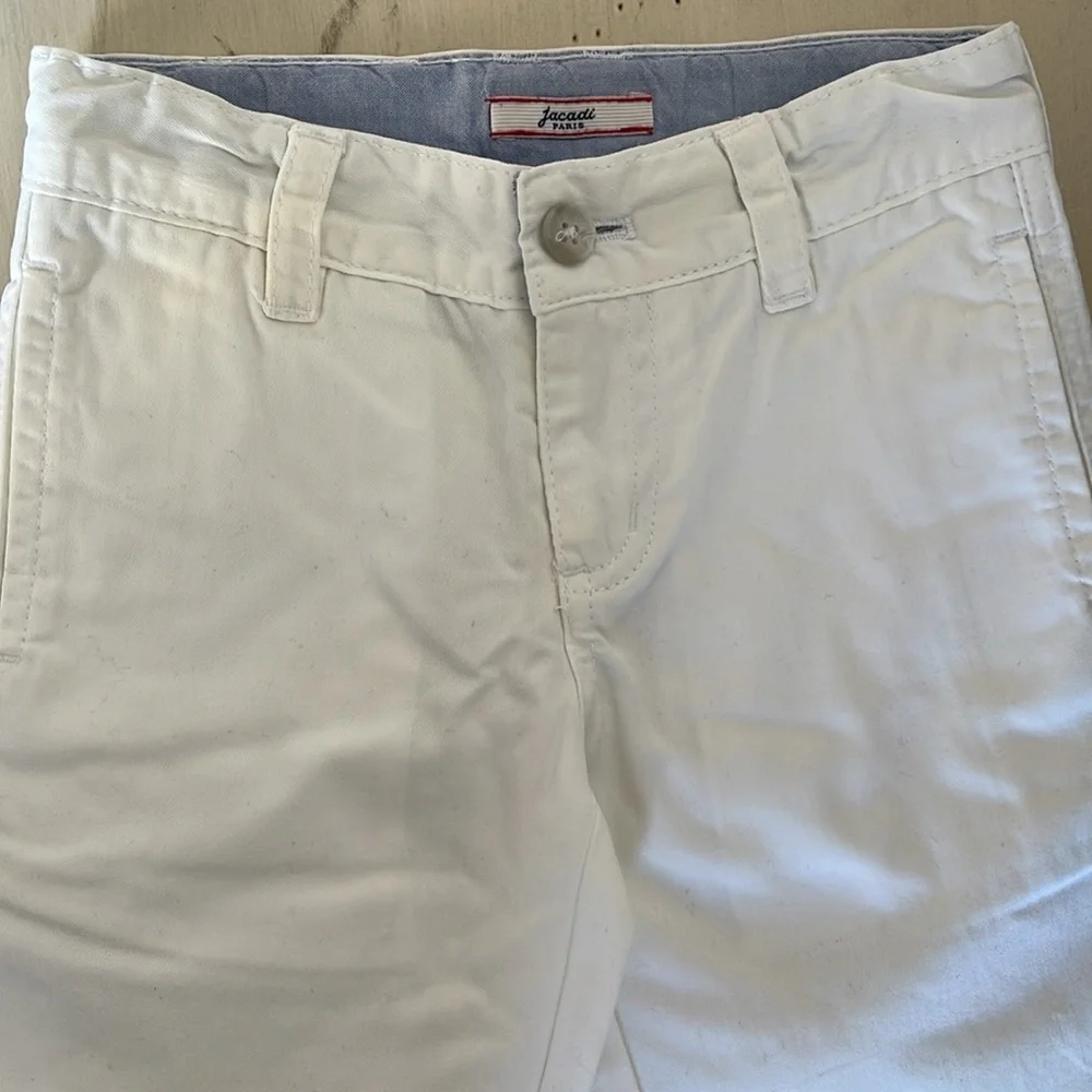 Jacadi White Cotton Shorts